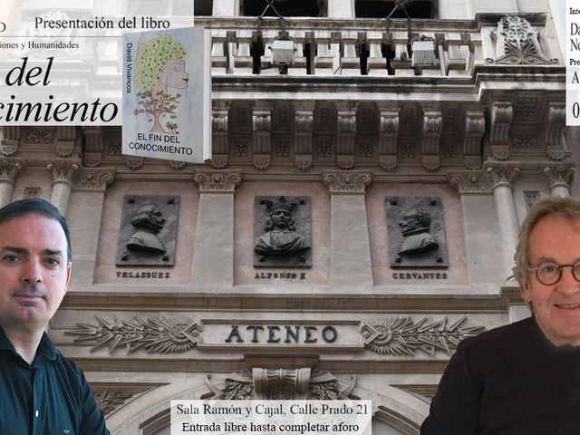 Presentación en el Ateneo de Madrid con Norberto Jorge