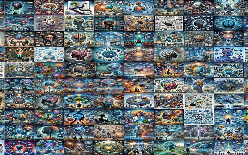 Mosaico de la bóveda de entrevistas de Lex Fridman