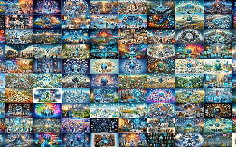 Mosaico de la bóveda de ponencias de AI for Good